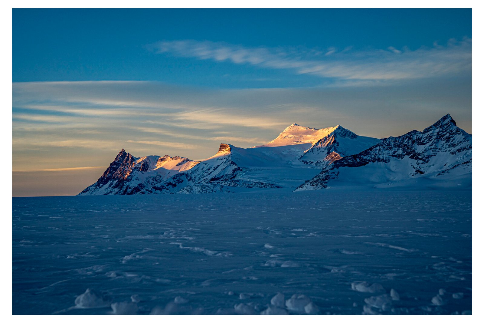 Cerro Gorro in the southern continental ice cap, shared with both Chile and Argentina. Photo taken by Kiff Alcocer.