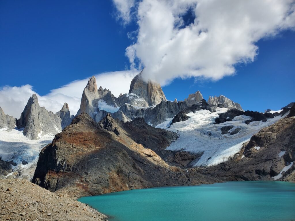 cerro fitzroy at Laguna de Los tres