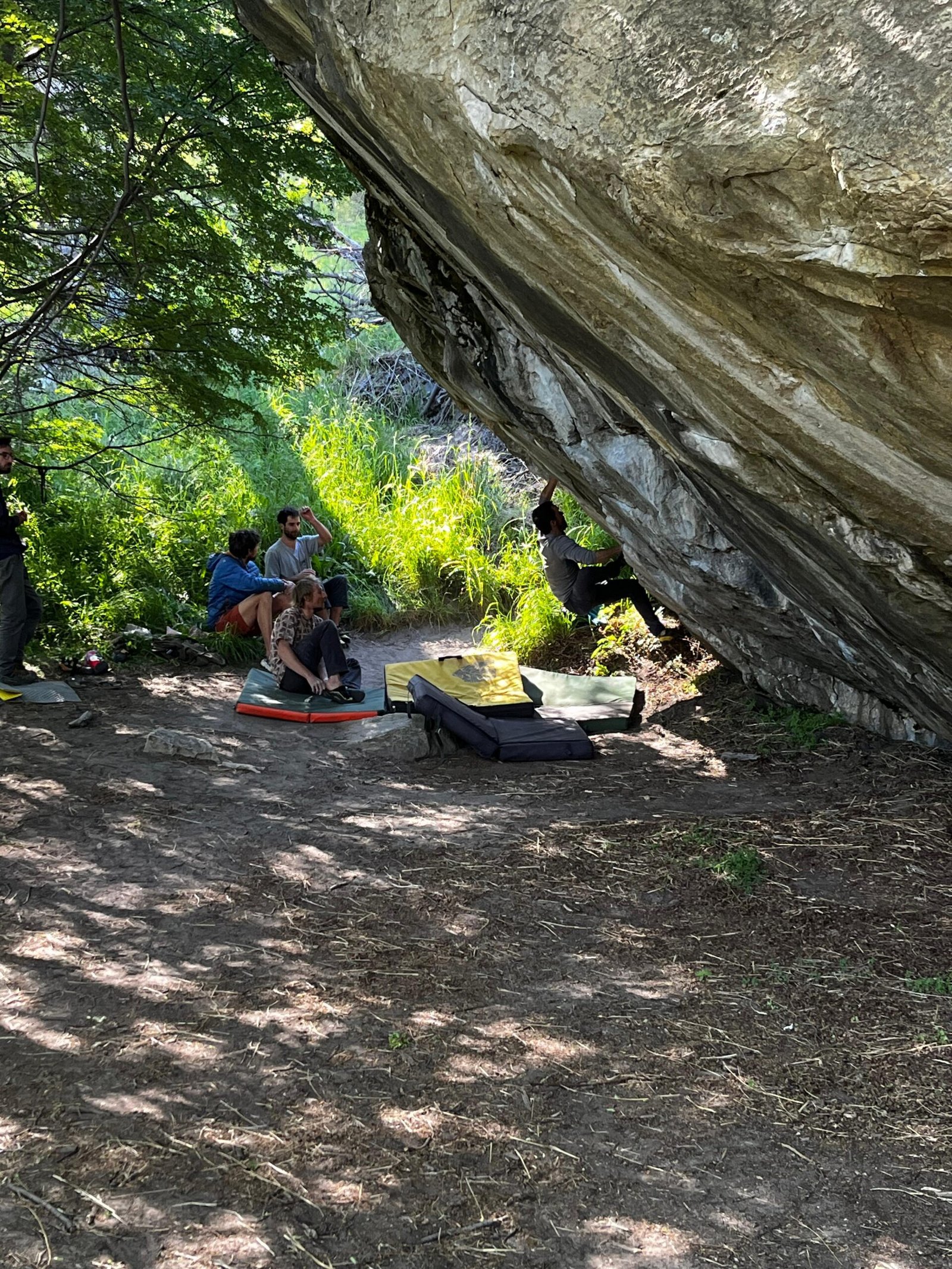 Bouldering in el chalten la vaca