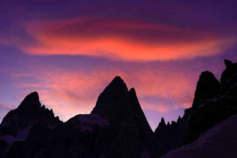 cerro fitzroy sunset in el chalten