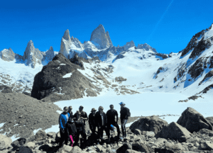 Guided group to laguna de los tres