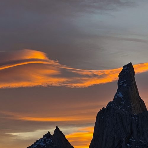 el chalten weather brings lenticular clouds