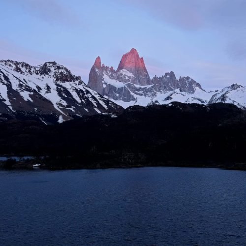 Laguna Capri Near el Chalten sunrise